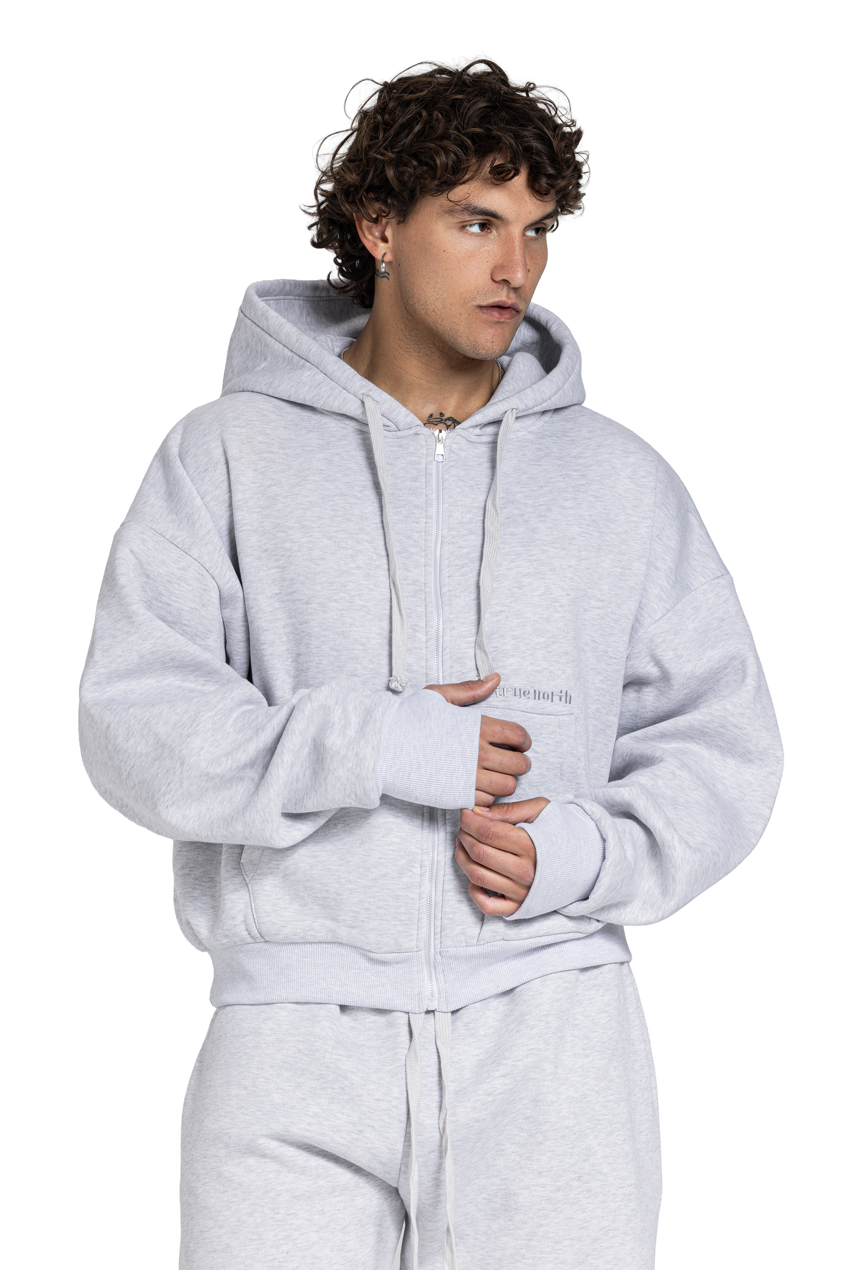 Unisex Oversized Zip-Up Jacket