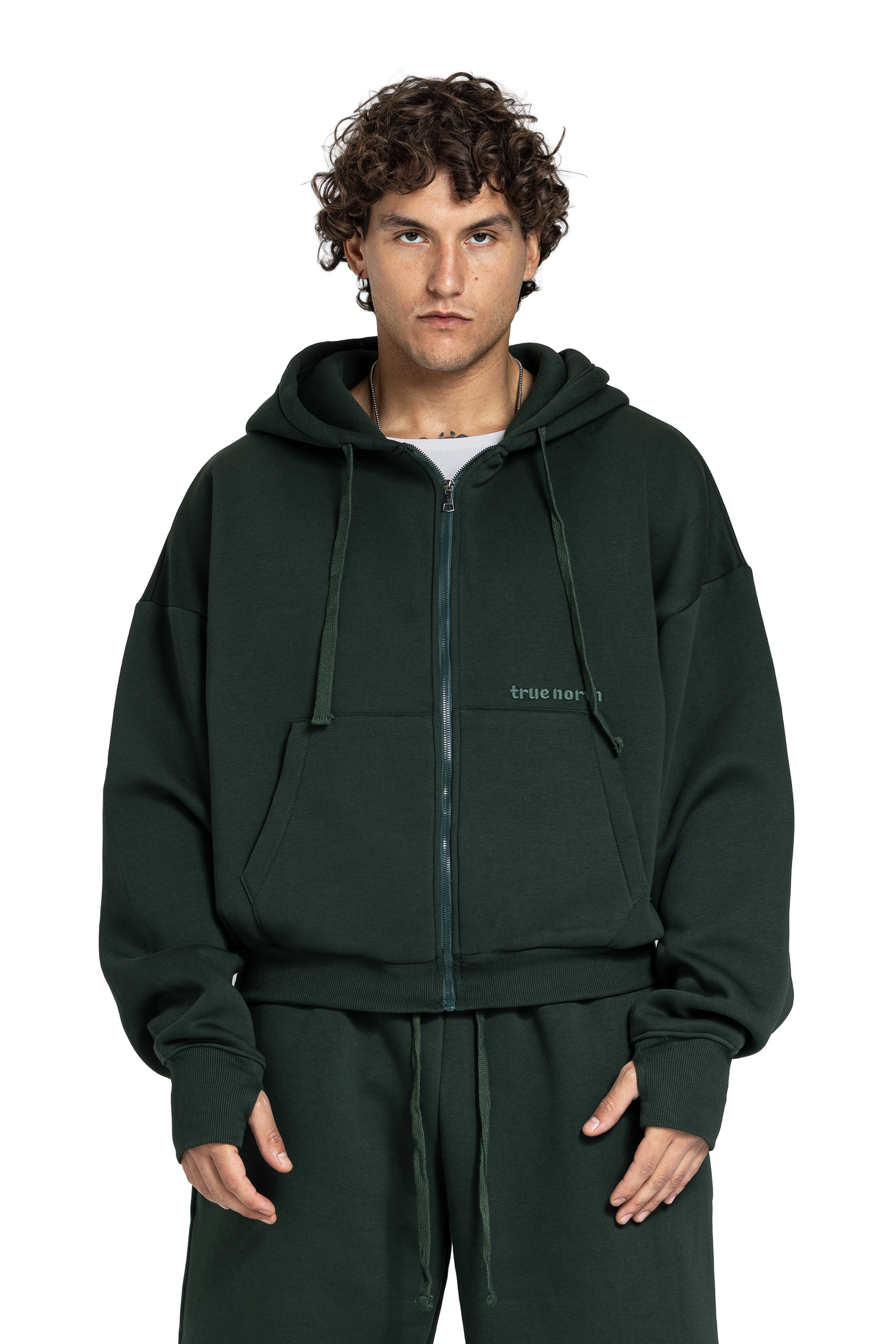 Unisex Oversized Zip-Up Jacket