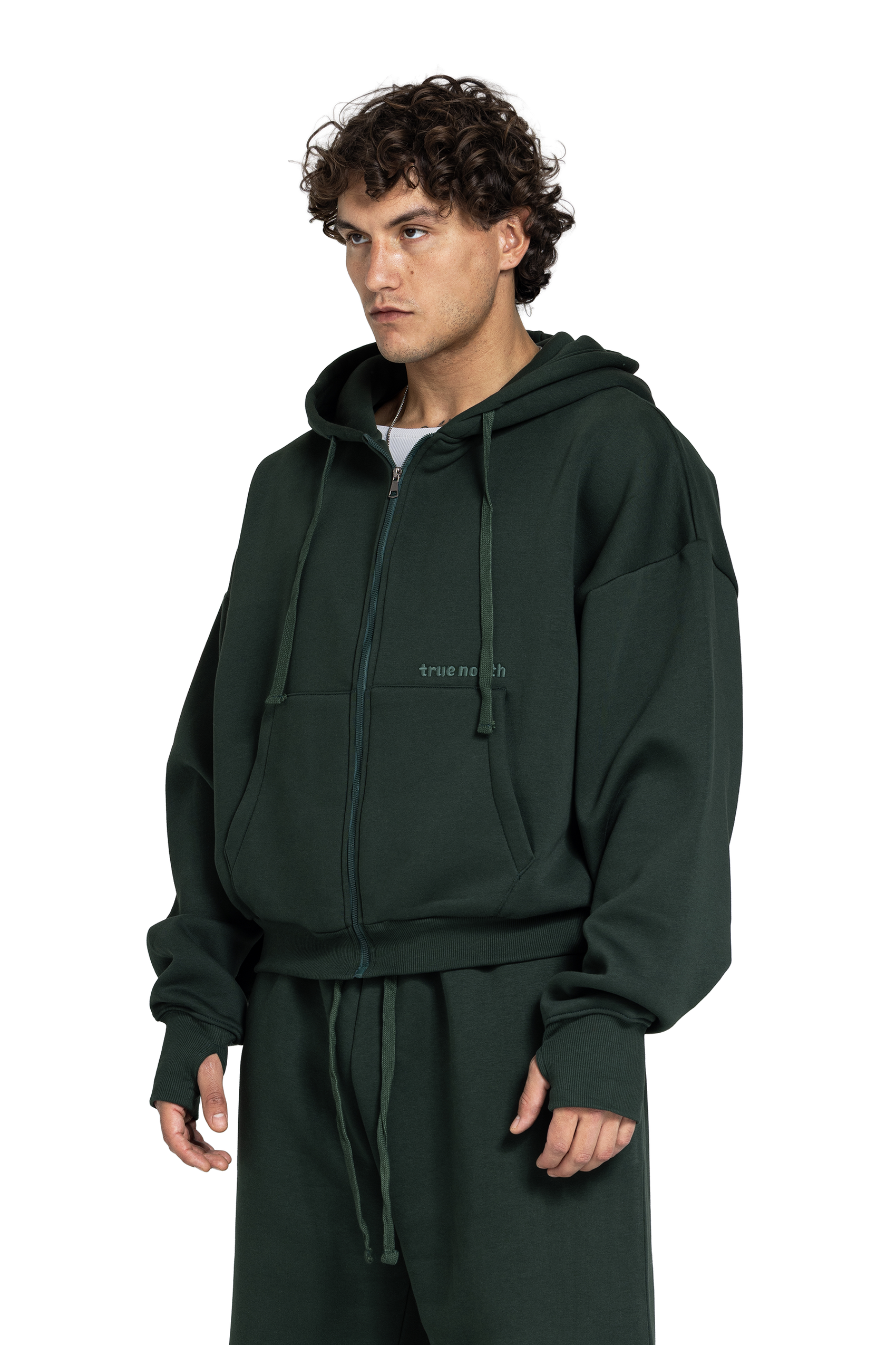 Unisex Oversized Zip-Up Jacket