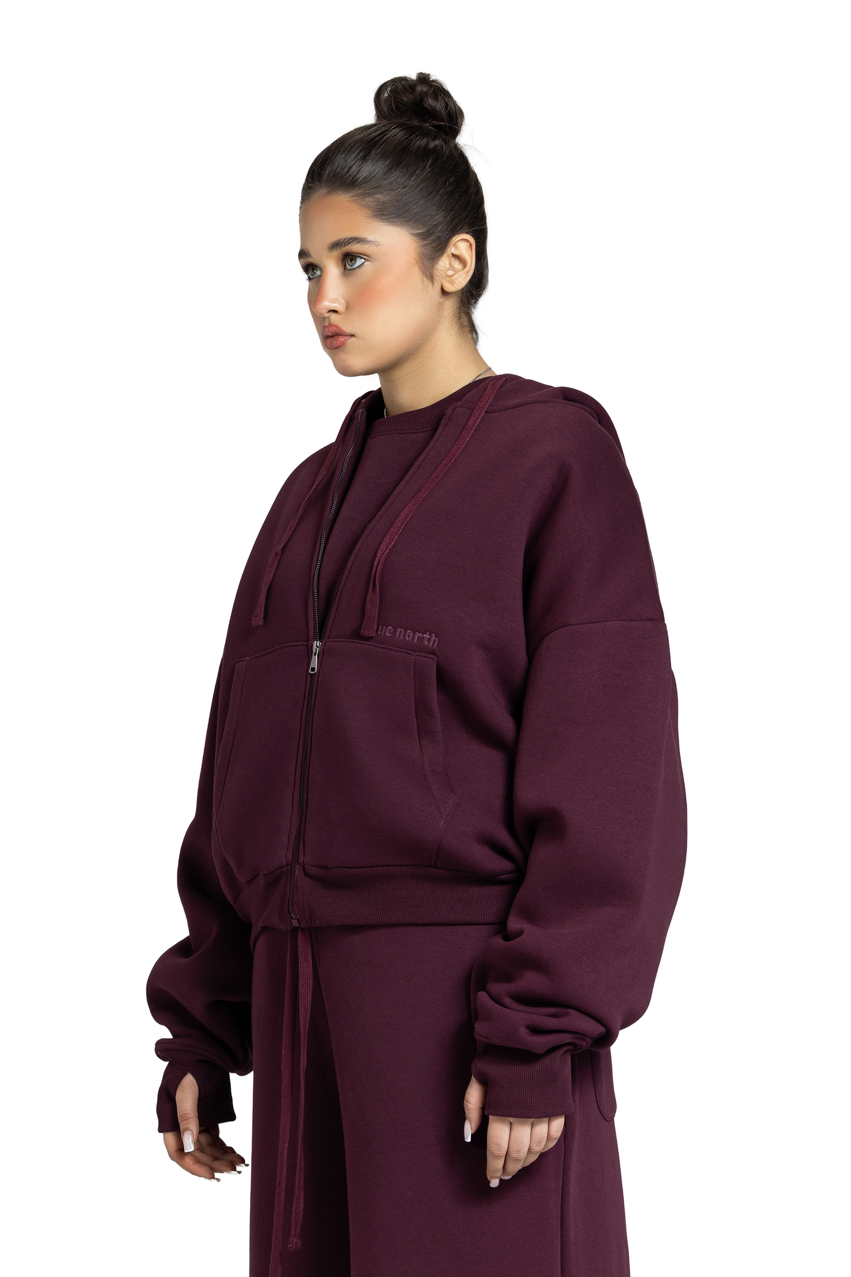 Unisex Oversized Zip-Up Jacket