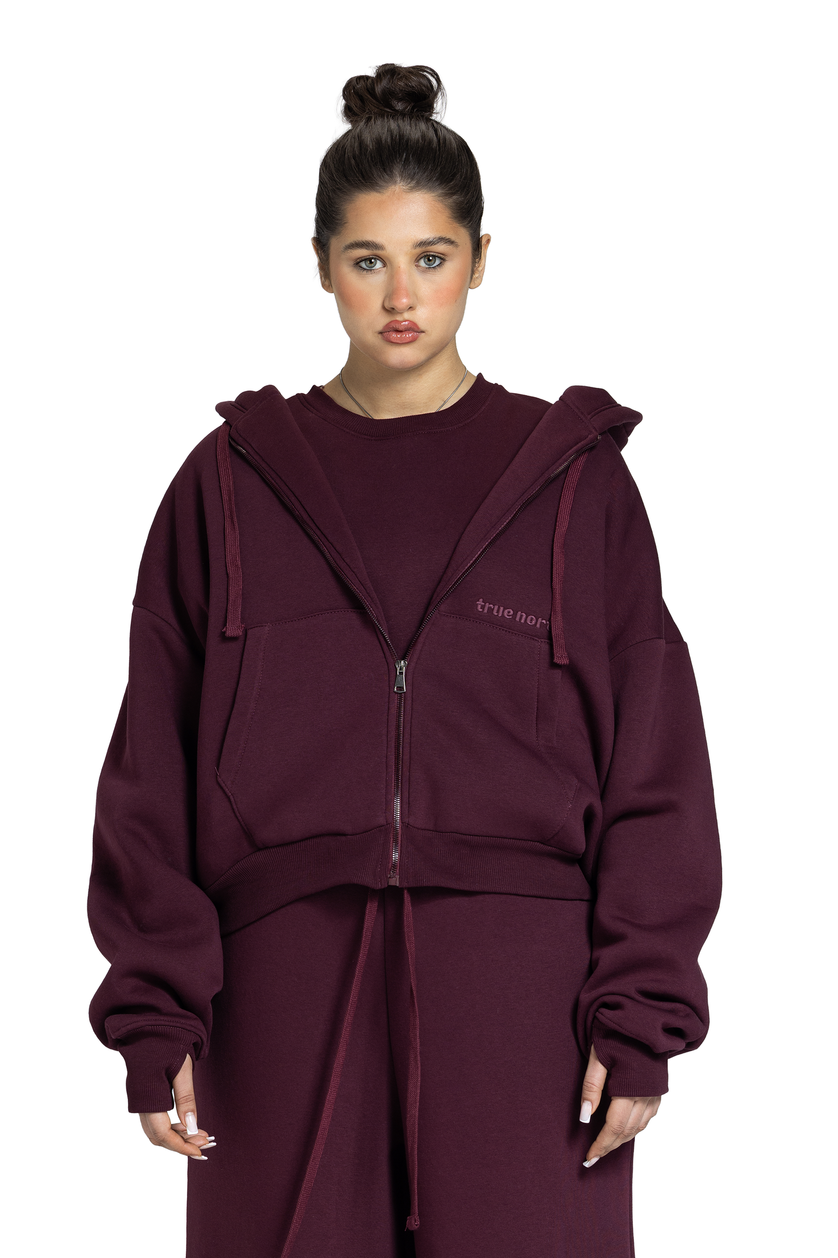 Unisex Oversized Zip-Up Jacket