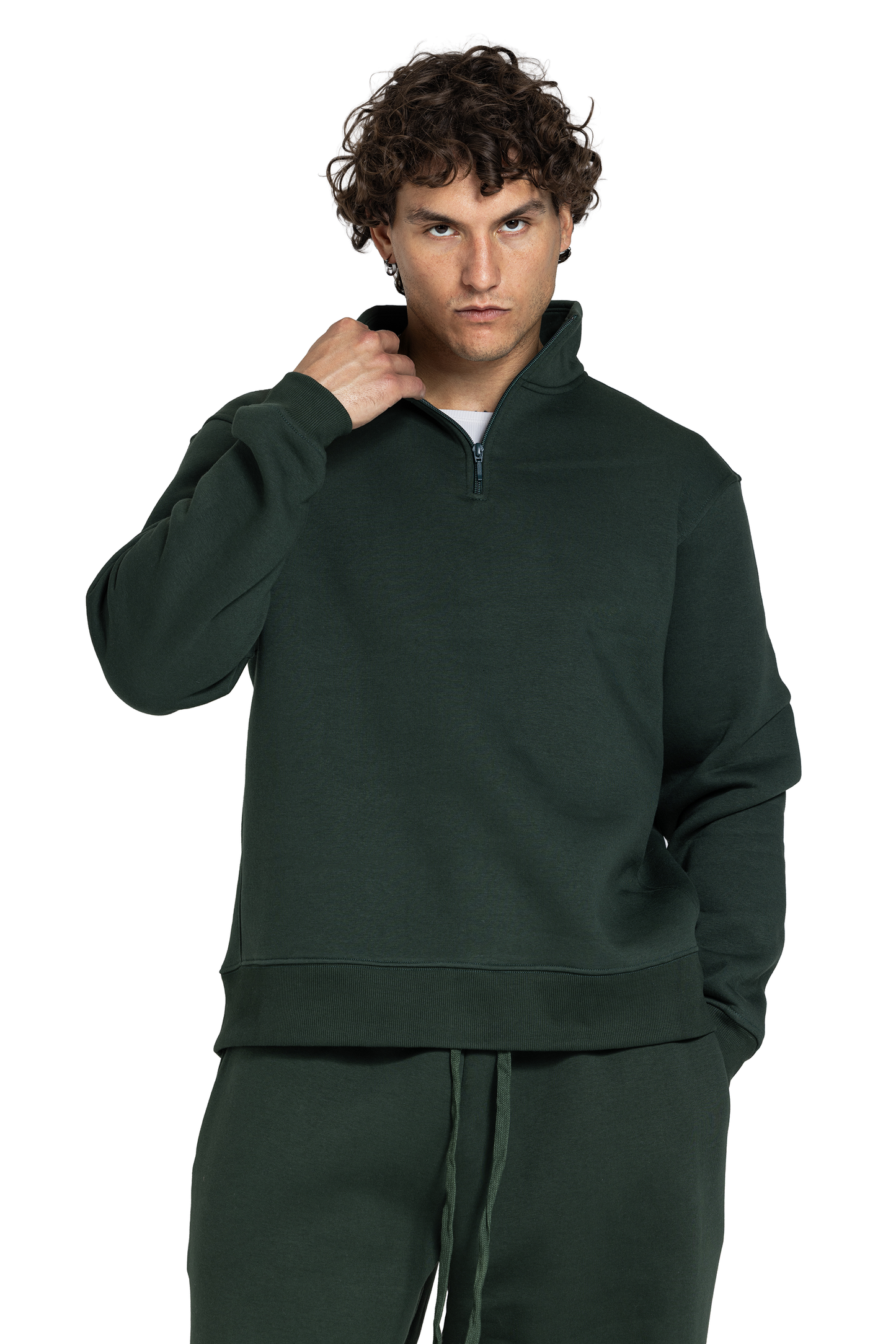 Unisex Quarter Zipper Sweatshirt