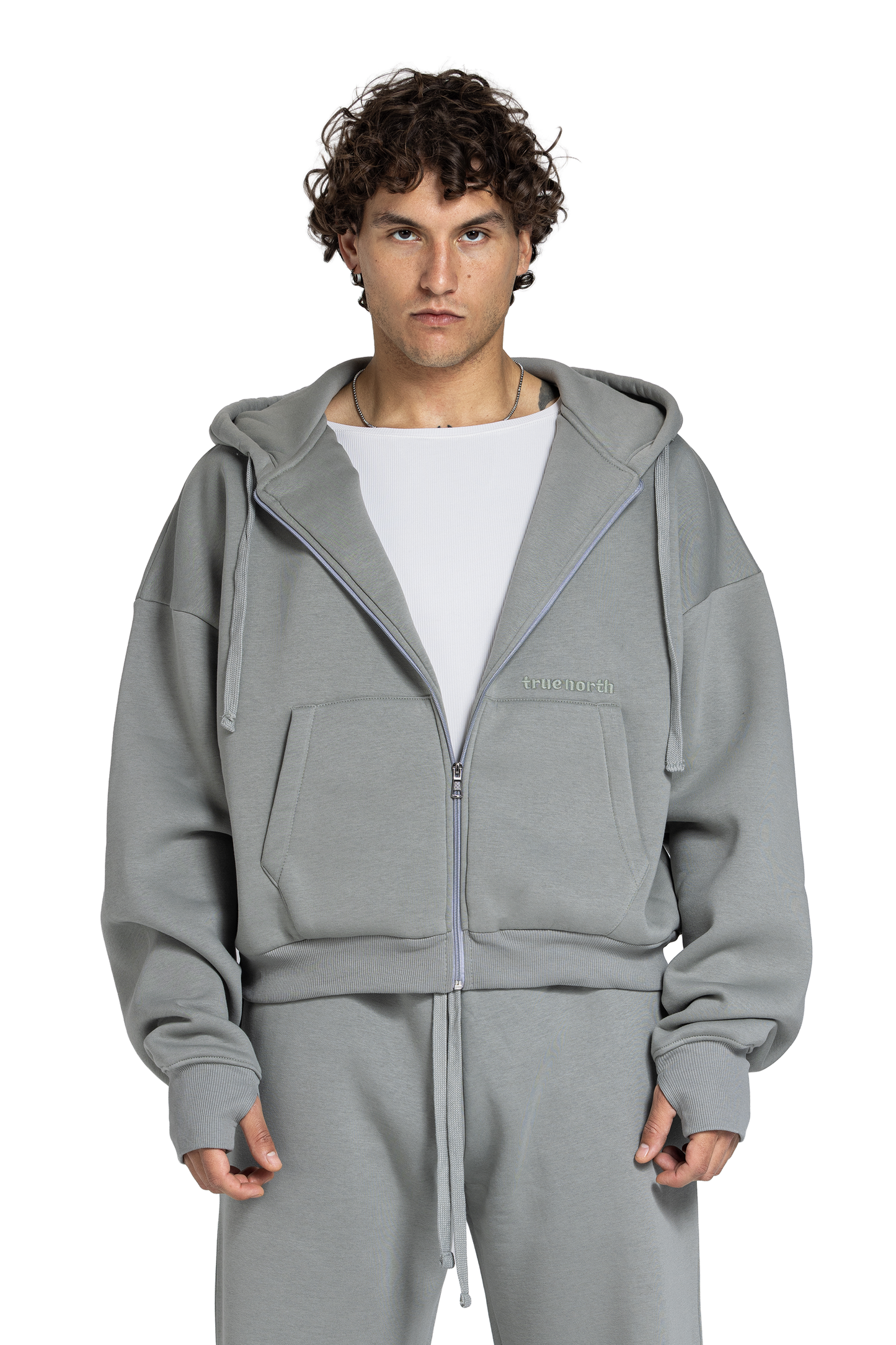 Unisex Oversized Zip-Up Jacket