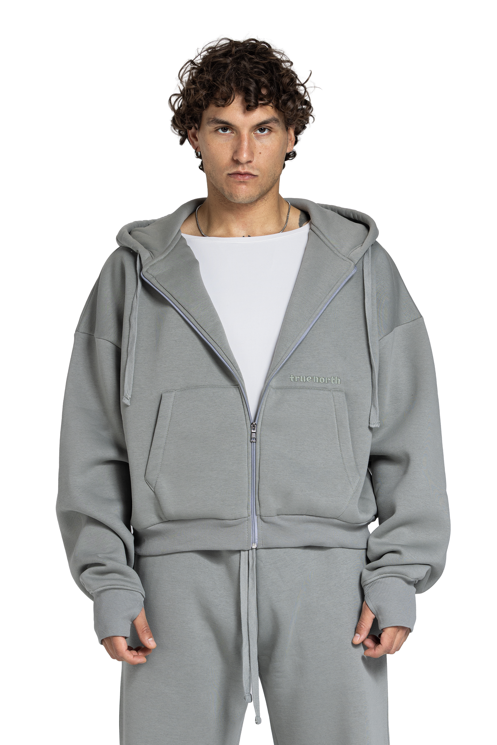 Unisex Oversized Zip-Up Jacket