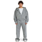 Men Oversized Zip-Up Set