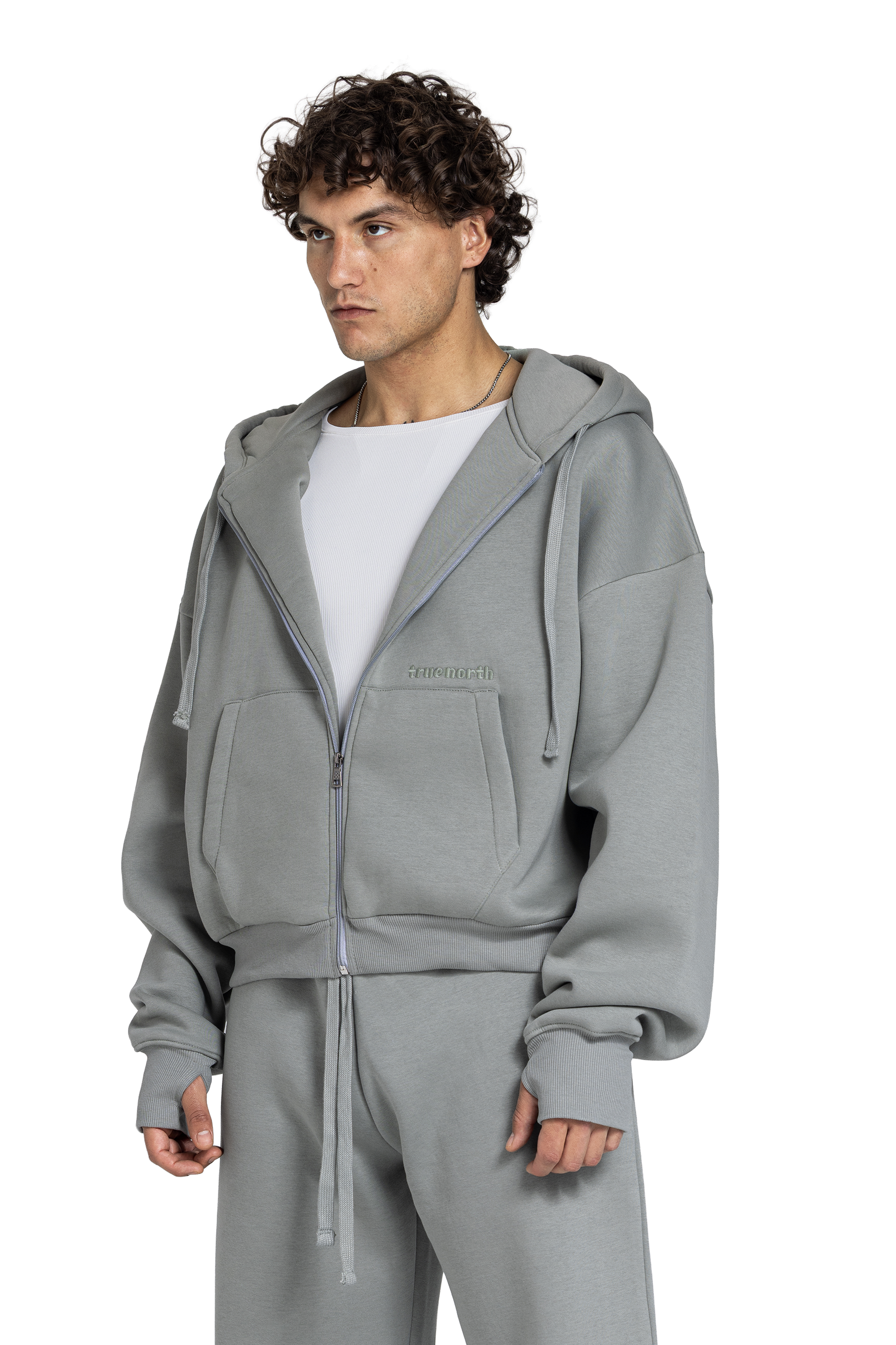 Unisex Oversized Zip-Up Jacket
