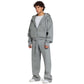 Men Oversized Zip-Up Set