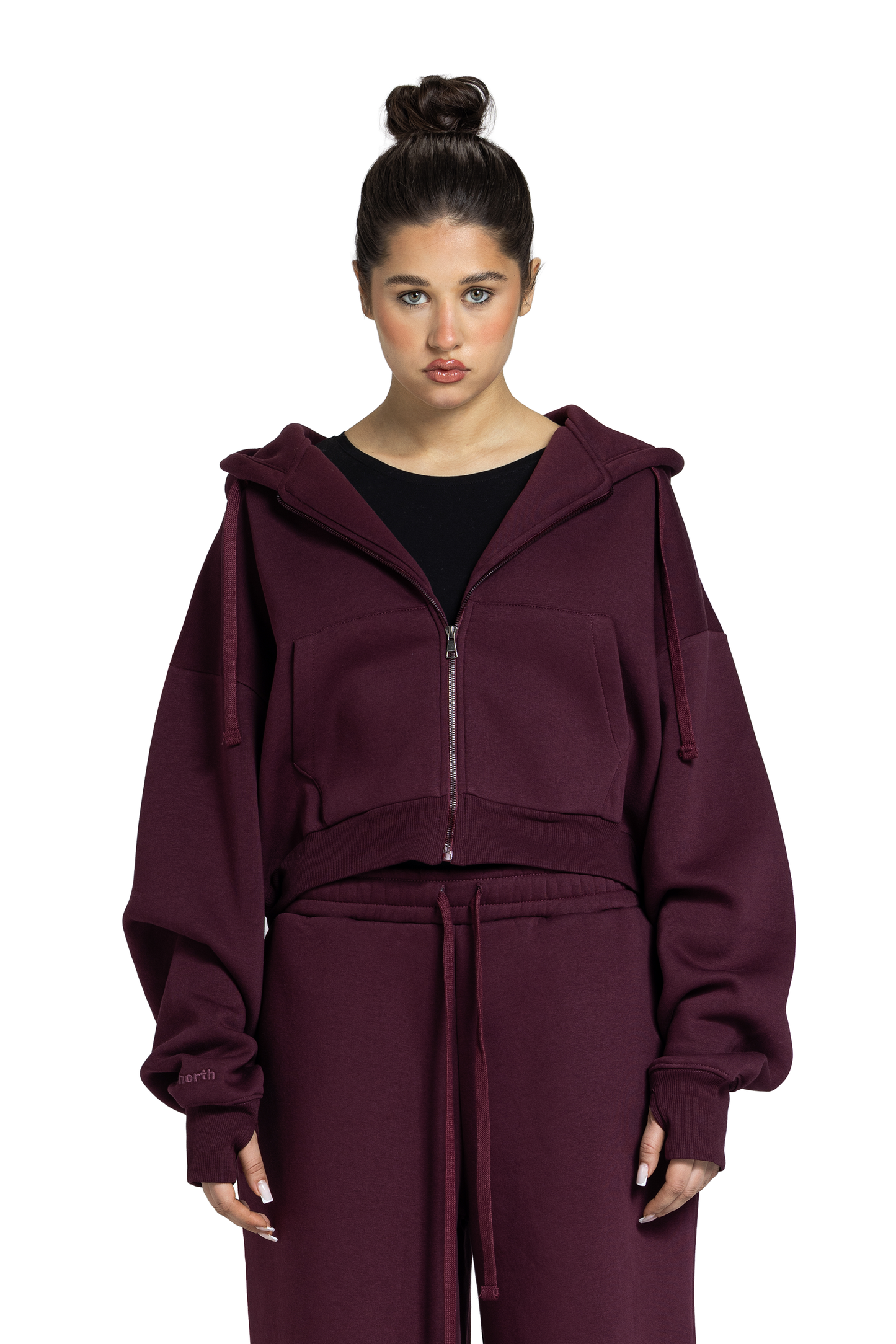 Women’s Cropped Zip-Up Jacket