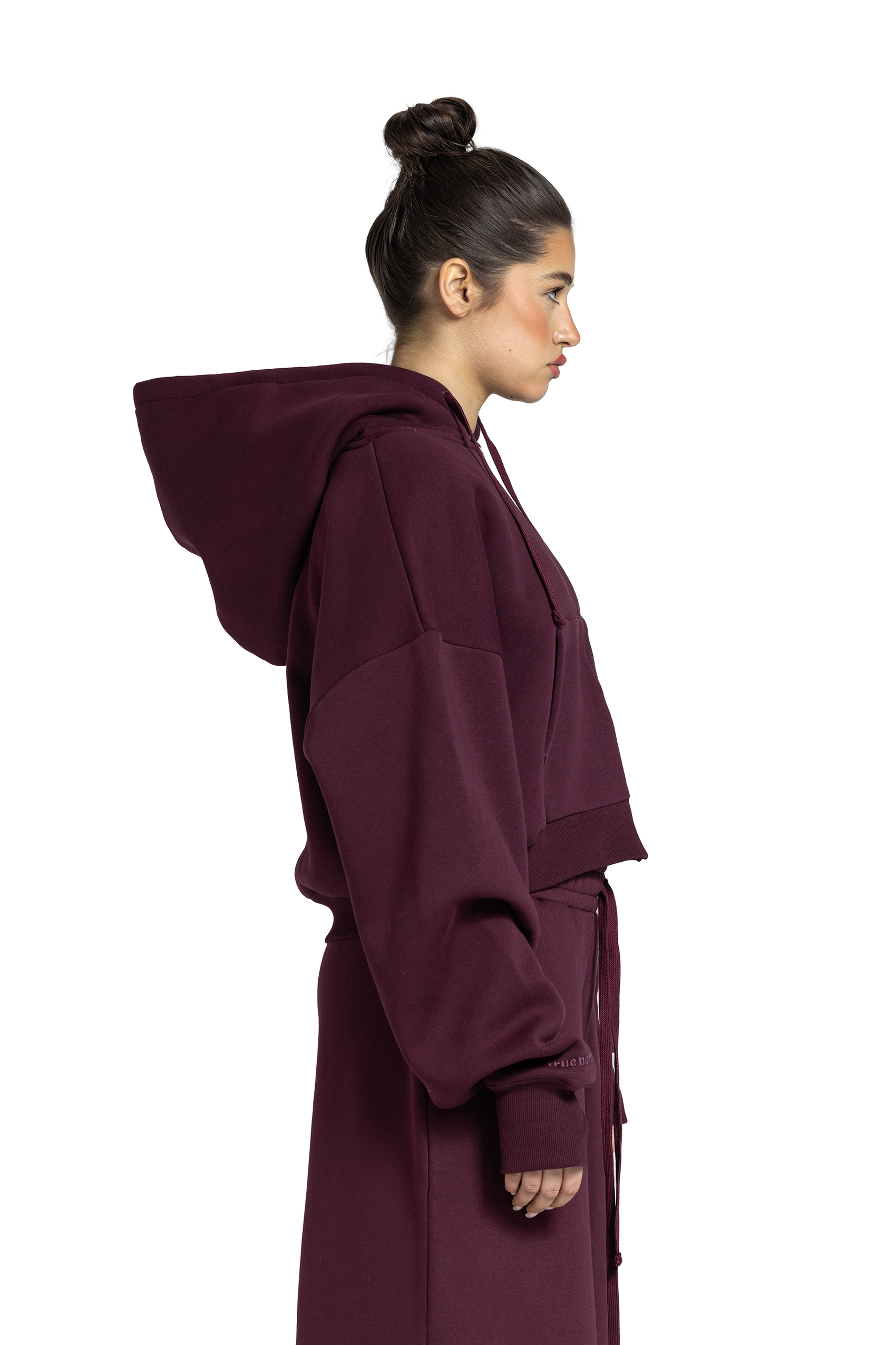 Women Cropped Zip-Up Jacket