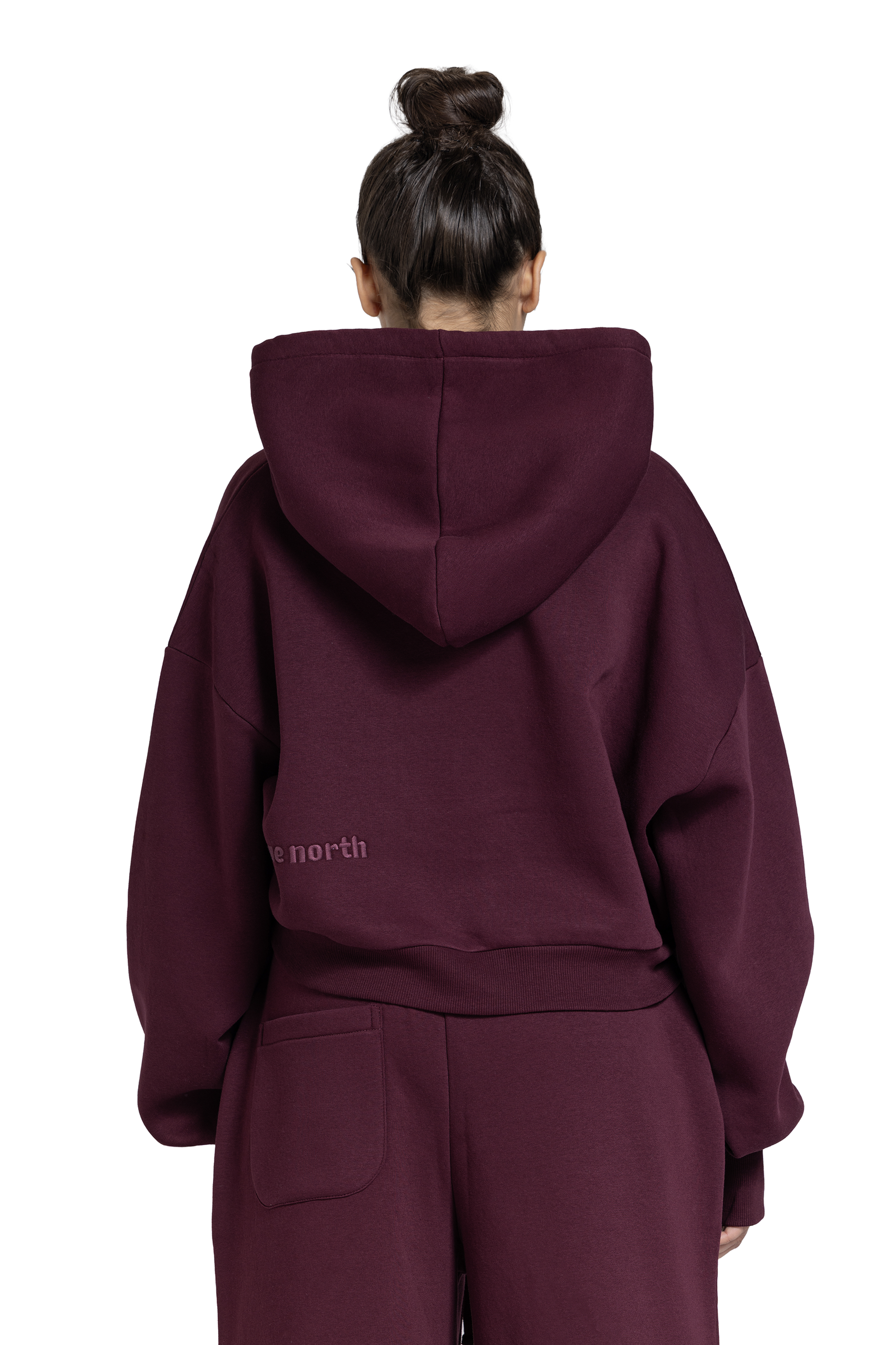 Women Cropped Zip-Up Jacket