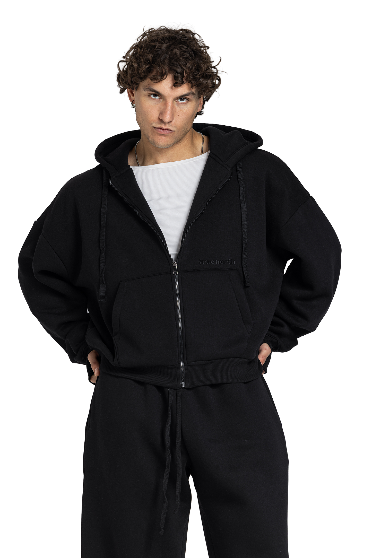 Unisex Oversized Zip-Up Jacket