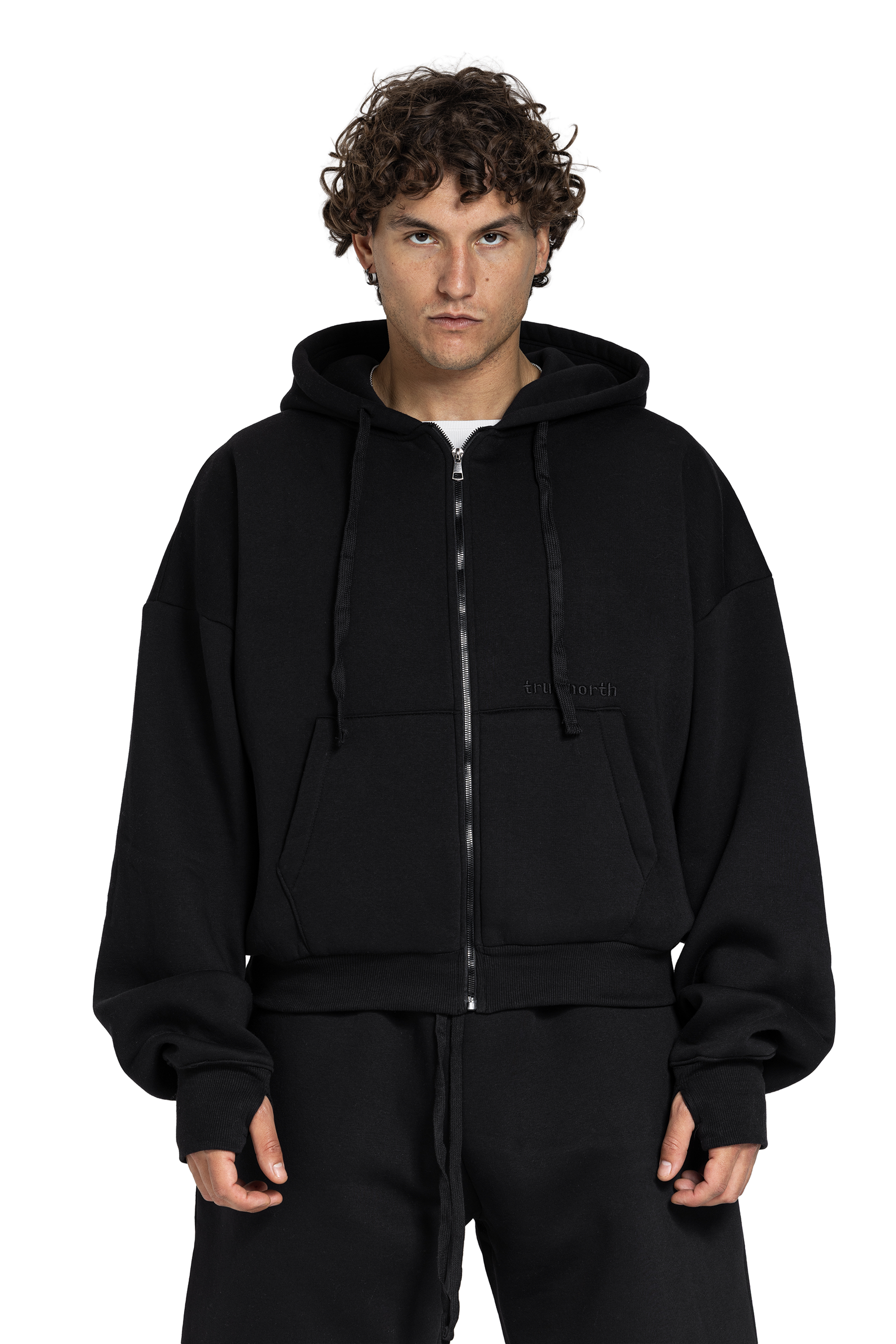 Unisex Oversized Zip-Up Jacket