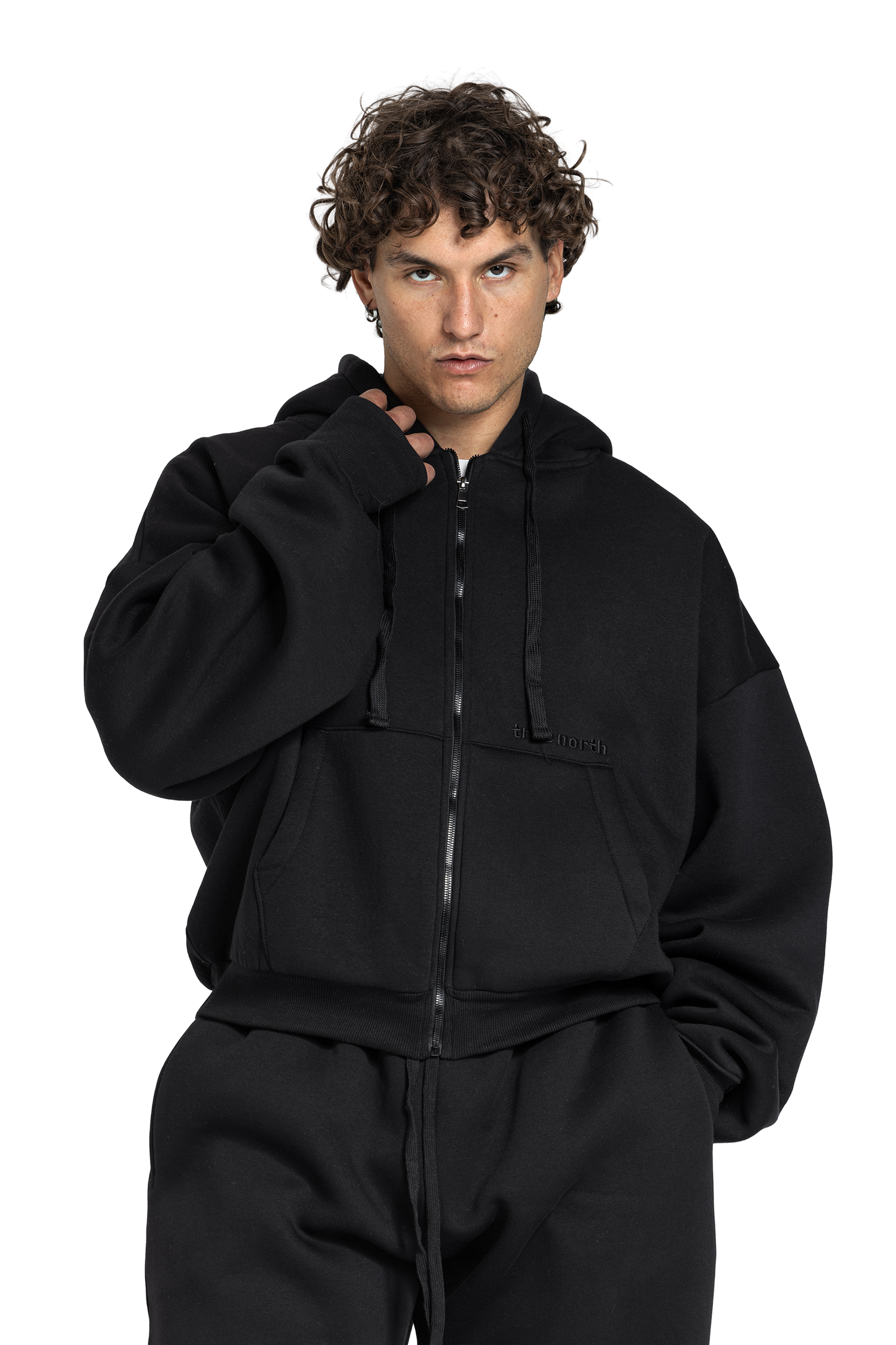 Unisex Oversized Zip-Up Jacket