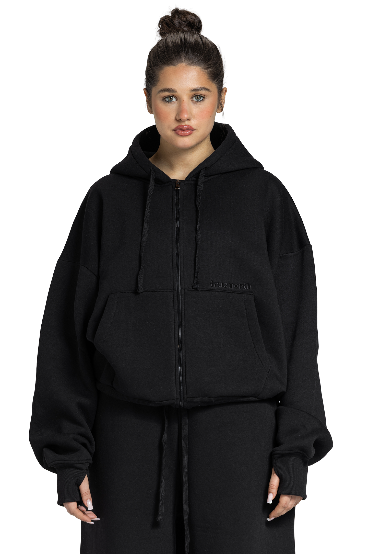 Unisex Oversized Zip-Up Jacket