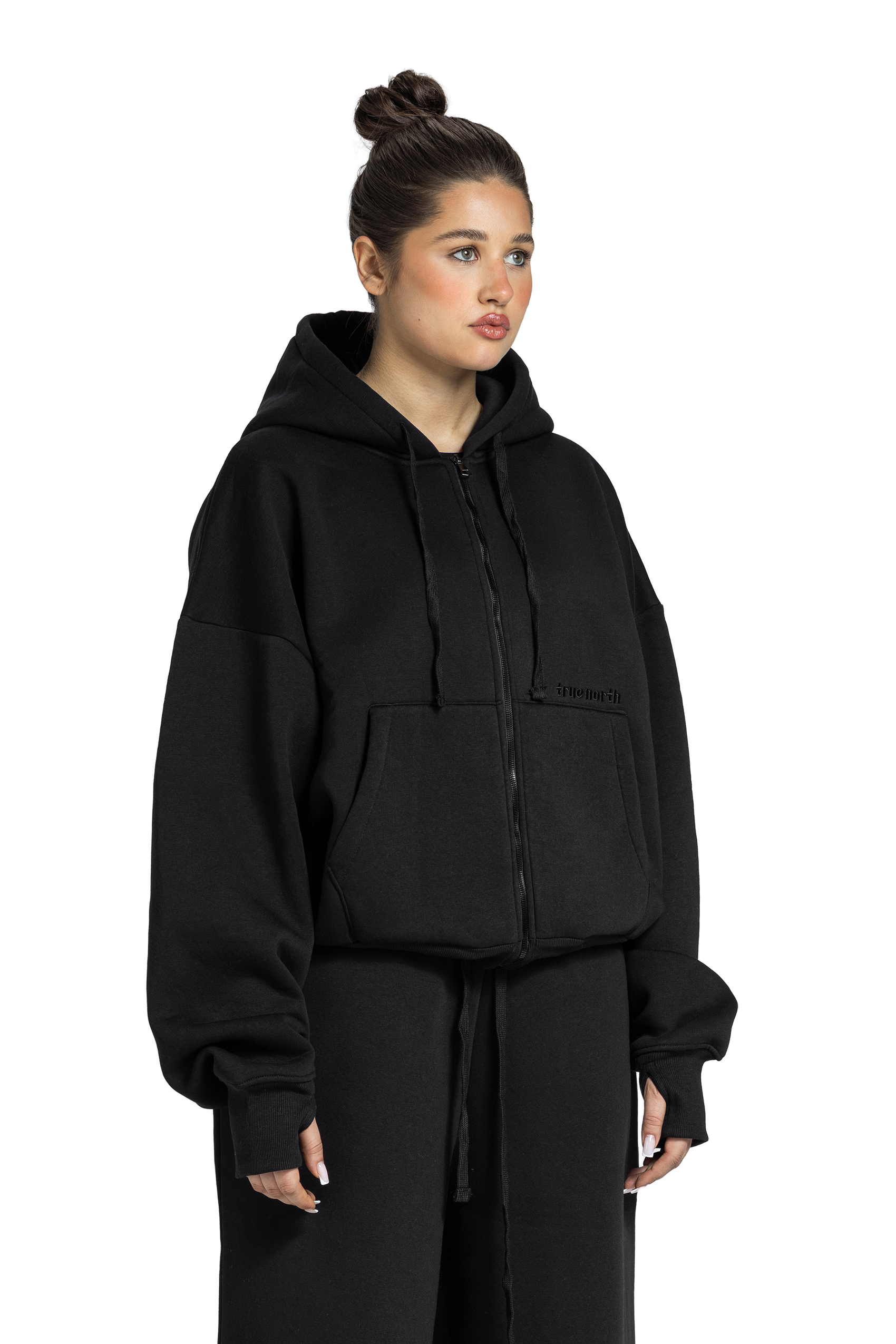 Unisex Oversized Zip-Up Jacket