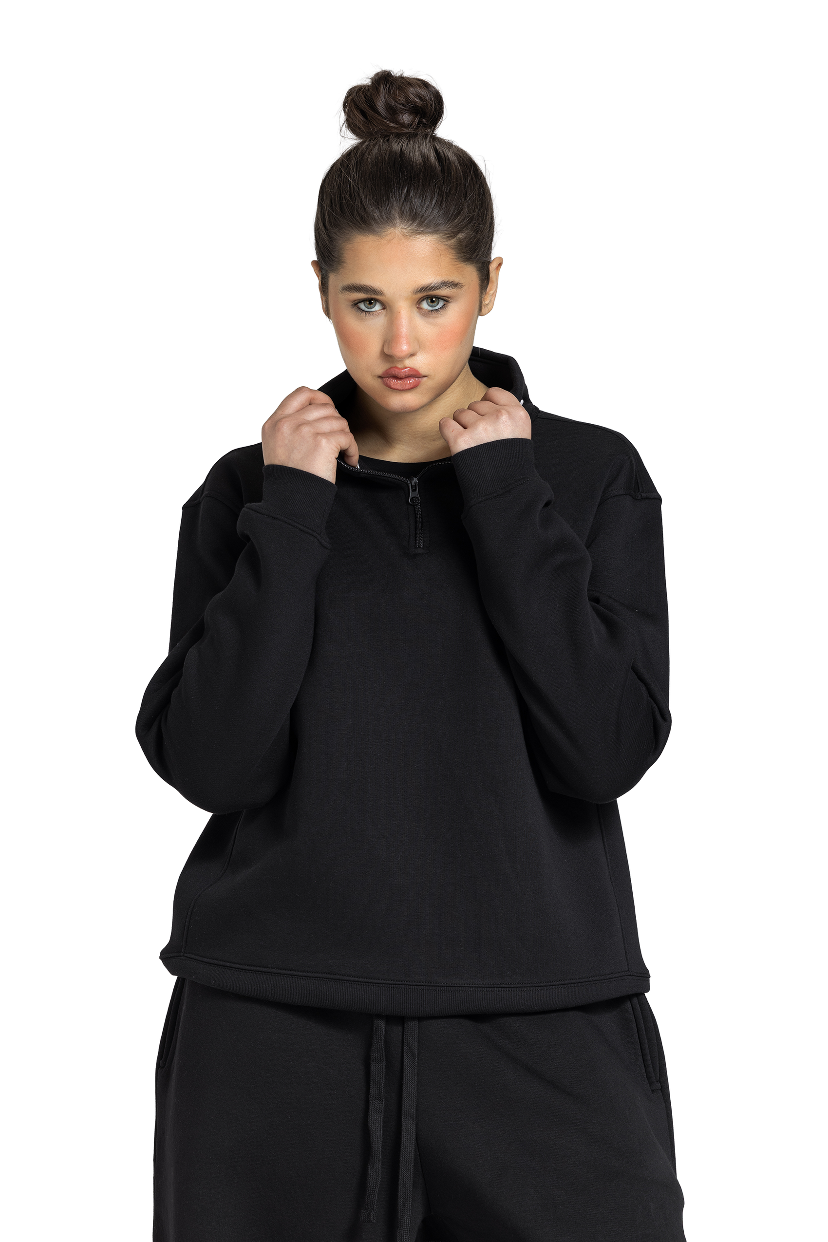 Unisex Quarter Zipper Sweatshirt